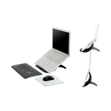 3M LX550 Vertical Notebook Riser (Black & Silver) — Being Shipped