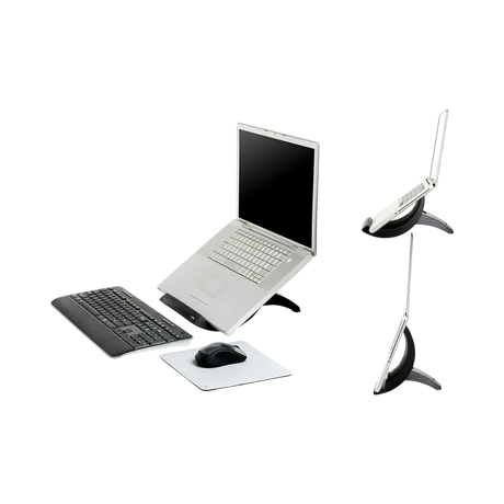 3M LX550 Vertical Notebook Riser (Black & Silver) — Being Shipped