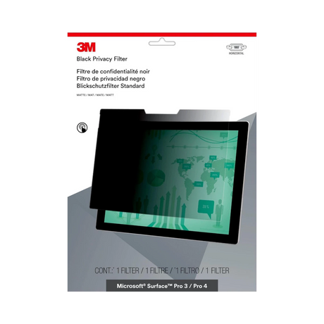3M Privacy Filter for 12.3" Touchscreen Microsoft Surface Pro 3 through 7 — Being Shipped