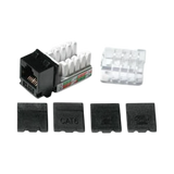 C2G Cat6 RJ45 UTP Keystone Jack (Black) — Being Shipped