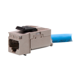 C2G 90° Cat6 RJ45 UTP Shielded Keystone Jack (Silver) — Being Shipped