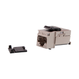 C2G 90° Cat6 RJ45 UTP Shielded Keystone Jack (Silver) — Being Shipped