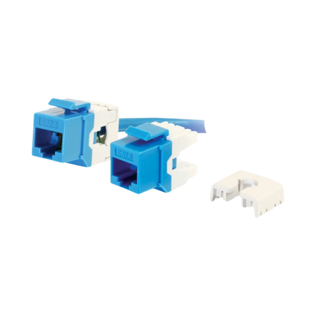C2G 180° Cat6 RJ45 UTP Keystone Jack (Blue) — Being Shipped