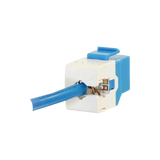 C2G 180° Cat6 RJ45 UTP Keystone Jack (Blue) — Being Shipped