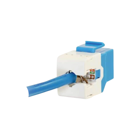 C2G 180° Cat6 RJ45 UTP Keystone Jack (Blue) — Being Shipped