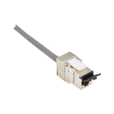 Tripp Lite Cat8 STP Shielded Tool-Free Keystone Jack, 568A/568B, TAA — Being Shipped