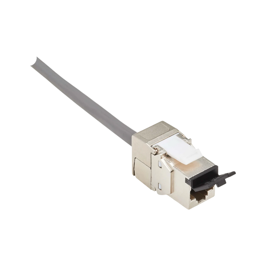 Tripp Lite Cat8 STP Shielded Tool-Free Keystone Jack, 568A/568B, TAA — Being Shipped