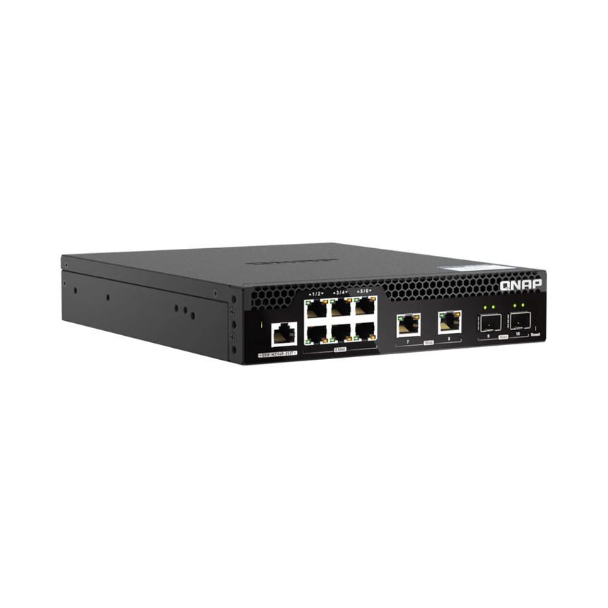 QNAP QSW-M2106R-2S2T 10-Port 2.5Gb & 10Gb Managed Network Switch — Being Shipped