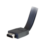 C2G HDMI Pass Through Single Gang Wall Plate (Black) — Being Shipped