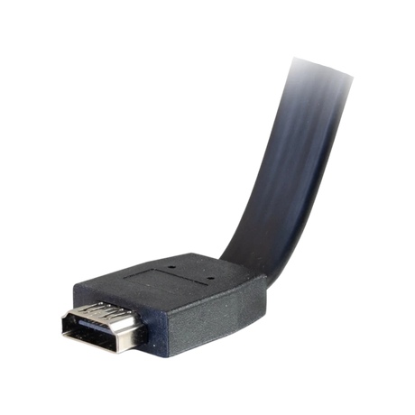 C2G HDMI Pass Through Single Gang Wall Plate (Black) — Being Shipped