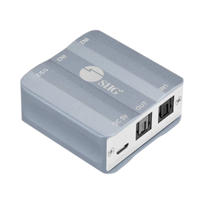 SIIG 3x1 Toslink S/PDIF Audio Switch, 24-Bit, 192KHz — Being Shipped