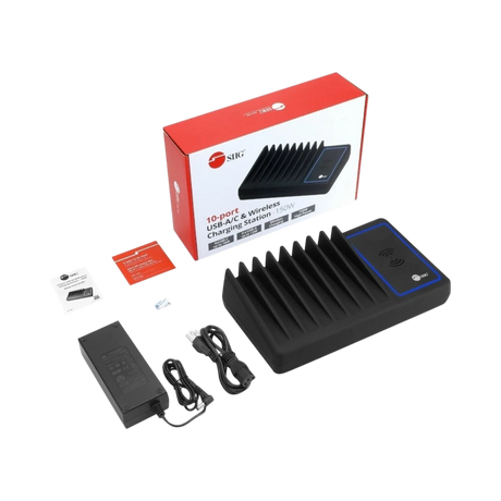 SIIG 150W 10-Port USB & Wireless Charging Station — Being Shipped