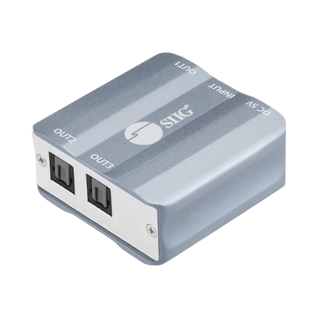 SIIG 1x3 Toslink S/PDIF Splitter, 192KHz, 24-bit Audio — Being Shipped