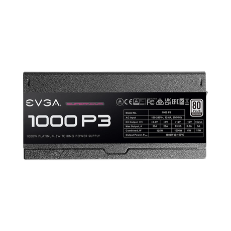 EVGA SuperNOVA P3 1000W 80 Plus Platinum Fully Modular PSU — Being Shipped