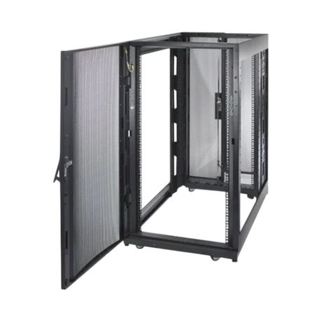 APC NetShelter SX 24U Server Rack Enclosure, 1250 lbs Capacity, 600 x 1070 mm, Black — Being Shipped