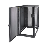 APC NetShelter SX 24U Server Rack Enclosure, 1250 lbs Capacity, 600 x 1070 mm, Black — Being Shipped