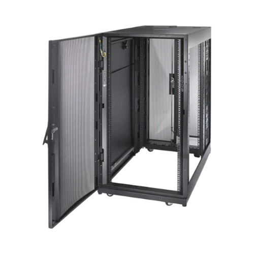 APC NetShelter SX 24U Server Rack Enclosure, 1250 lbs Capacity, 600 x 1070 mm, Black — Being Shipped