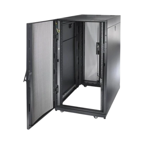 APC NetShelter SX 24U Server Rack Enclosure, 1250 lbs Capacity, 600 x 1070 mm, Black — Being Shipped