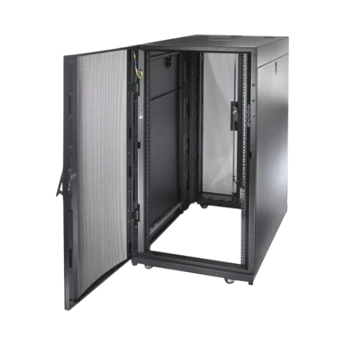 APC NetShelter SX 24U Server Rack Enclosure, 1250 lbs Capacity, 600 x 1070 mm, Black — Being Shipped
