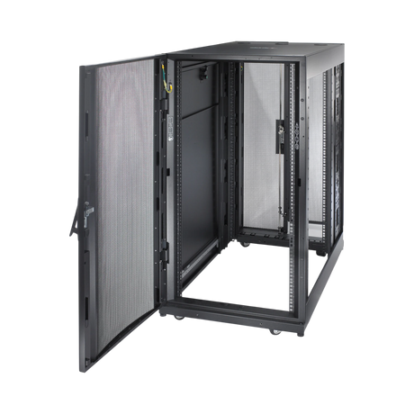 APC NetShelter SX, Server Rack Enclosure, 24U, Black, 1198.5H x 600W x 1070D mm — Being Shipped