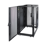 APC NetShelter SX, Server Rack Enclosure, 24U, Black, 1198.5H x 600W x 1070D mm — Being Shipped