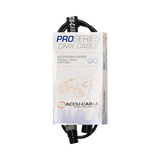 ADJ Accu-Cable AC3PDMX3PRO 3-pin Pro DMX Cable (3 foot) — Being Shipped