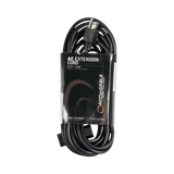 ADJ Accu-Cable 25" AC Extension Cord with Three Outlets (16 AWG, Black) — Being Shipped