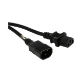 ADJ Accu-Cable ECCOM-3 3' 16AWG IEC Male to IEC Female Extension Cord — Being Shipped