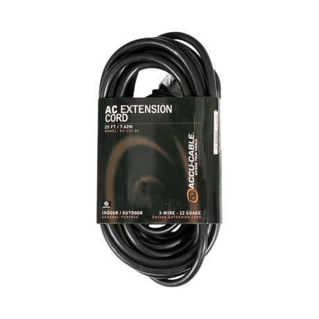 ADJ EC123-25 25ft. 12-3 Gauge Edison AC Extension Cord — Being Shipped