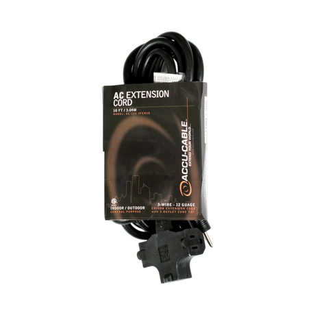 ADJ EC123-3FER10 10ft Tri Extension Cord — Being Shipped