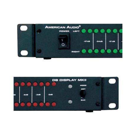 ADJ DB 19" 5V Display MKII DJ Mixer  LED Db Level Display — Being Shipped
