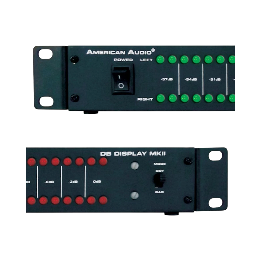 ADJ DB 19" 5V Display MKII DJ Mixer  LED Db Level Display — Being Shipped