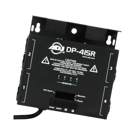 ADJ DP-415R 4-Ch 600W DMX Dimmer/Switch Pack with RDM — Being Shipped