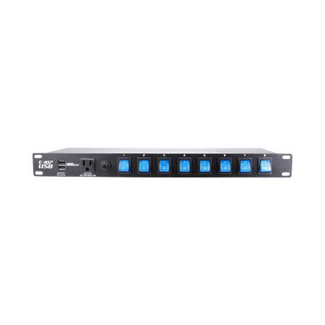 ADJ Eliminator Lighting E-107USB Rack Mount Power Center — Being Shipped