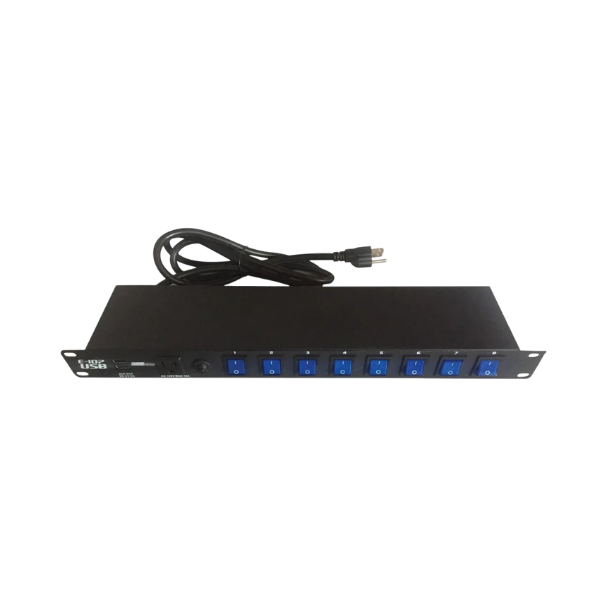 ADJ Eliminator Lighting E-107USB Rack Mount Power Center — Being Shipped