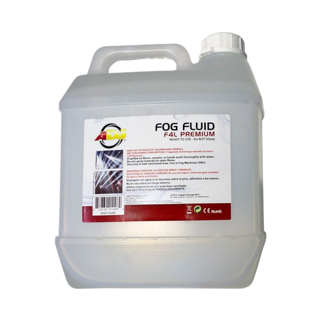 ADJ F4L Water-Based Premium Fog Fluid (4L) — Being Shipped