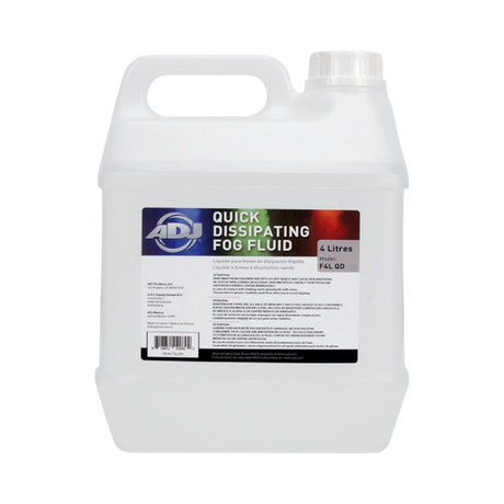 ADJ F4L QD Quick-dissipating Fog Fluid, 1 Gallon (4 Liters) — Being Shipped