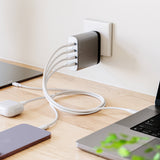 ALOGIC 100W Rapid Power 4-Port USB PD GaN Charger (Space Gray) — Being Shipped