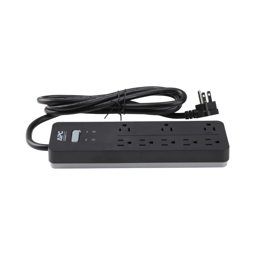 APC Home Office SurgeArrest 8-Outlet Surge Protector (6', 120V, Black) — Being Shipped