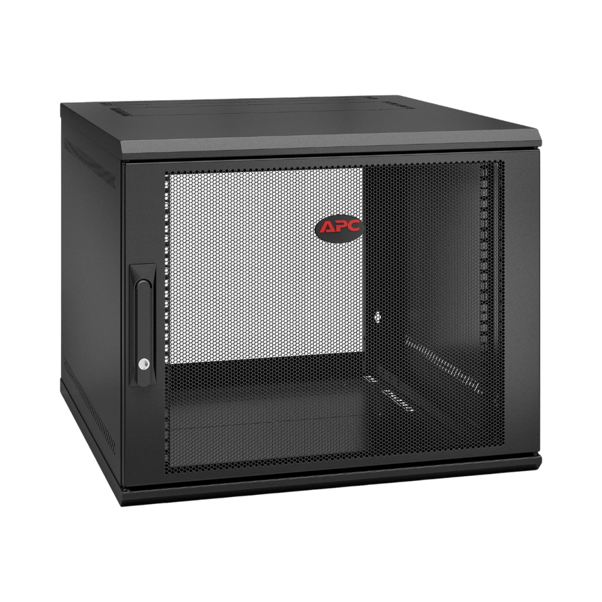 APC NetShelter 9U Wallmount Rack Enclosure Cabinet Single Hinged Server Depth — Being Shipped