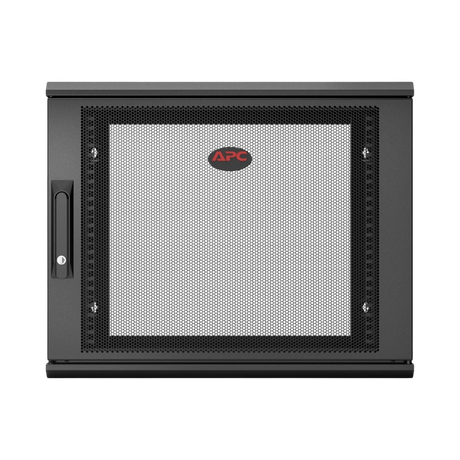 APC NetShelter 9U Wallmount Rack Enclosure Cabinet Single Hinged Server Depth — Being Shipped