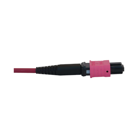 Tripp Lite 40/100/400G Multimode 50/125 OM4 Fiber Optic Cable (3x8F MTP/MPO-PC F/F), Magenta, 15m (49.2 ft.) — Being Shipped