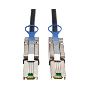 Tripp Lite External SAS Cable, 4 Lane, mini-SAS (SFF-8088) to mini-SAS (SFF-8088), 1M (3.28 ft.) — Being Shipped