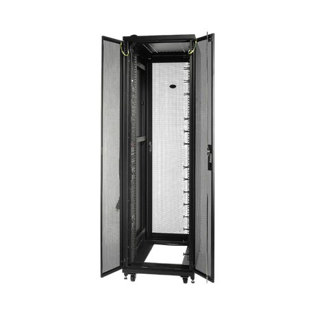 APC NetShelter SV 48U 600mm Wide x 1200mm Deep Enclosure with Sides Black — Being Shipped