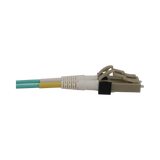 Tripp Lite 40/100/400G Multimode 50/125 OM3 Fiber Optic Cable (12F MTP/MPO-PC to 4x Duplex LC/PC F/M), LSZH, Aqua, 1 m (3.3 ft.) — Being Shipped