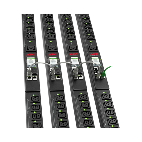APC NetShelter Rack PDU, Switched, 0U, 5.0kW 200V and 208V 30A, (21) C13/C15 and (3) C19/C21 outlets — Being Shipped