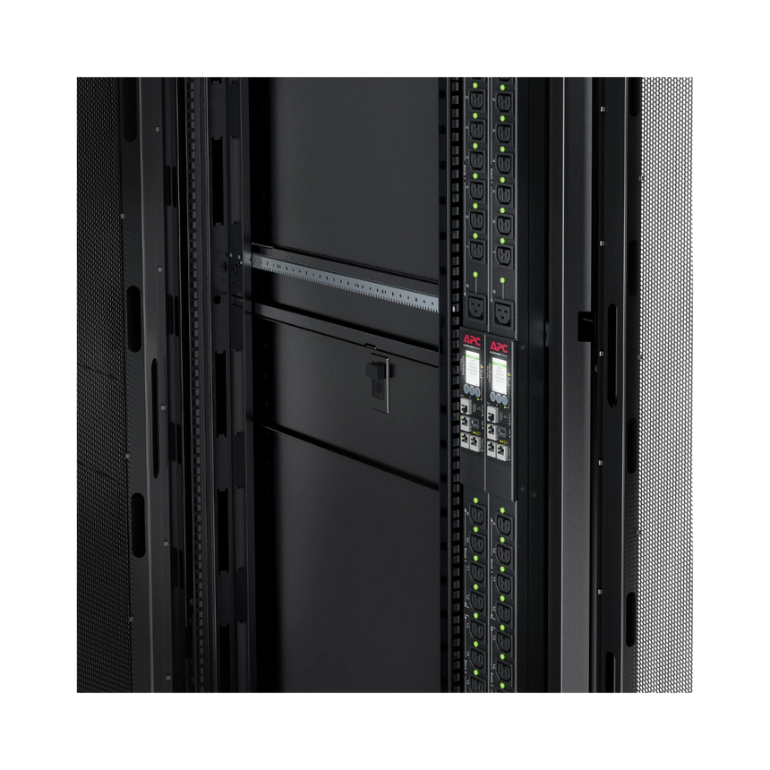 APC NetShelter Rack PDU, Switched, 0U, 5.0kW 200V and 208V 30A, (21) C13/C15 and (3) C19/C21 outlets — Being Shipped