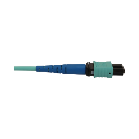 Tripp Lite 40/100/400G Multimode 50/125 OM3 Fiber Optic Cable (24F MTP/MPO-PC F/F), LSZH, Aqua, 15 m (49.2 ft.) — Being Shipped