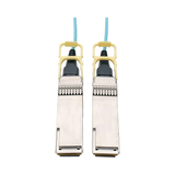 Tripp Lite series QSFP28 to QSFP28 Active Optical Cable, 100GbE, AOC, M/M, Aqua, 30M (98.42 ft.) — Being Shipped