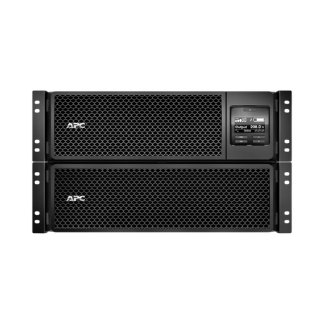 APC Smart-UPS On-Line, 10kVA/10kW, Rackmount 6U, 208V, 4x L6-20R+2x L6-30R NEMA outlets, Network Card+SmartSlot, Extended runtime, W/ rail kit — Being Shipped